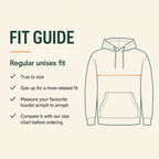Áit Apparel unisex hoodie fit guide