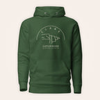 Clare Cliffs of Moher hoodie front view on warm ivory background