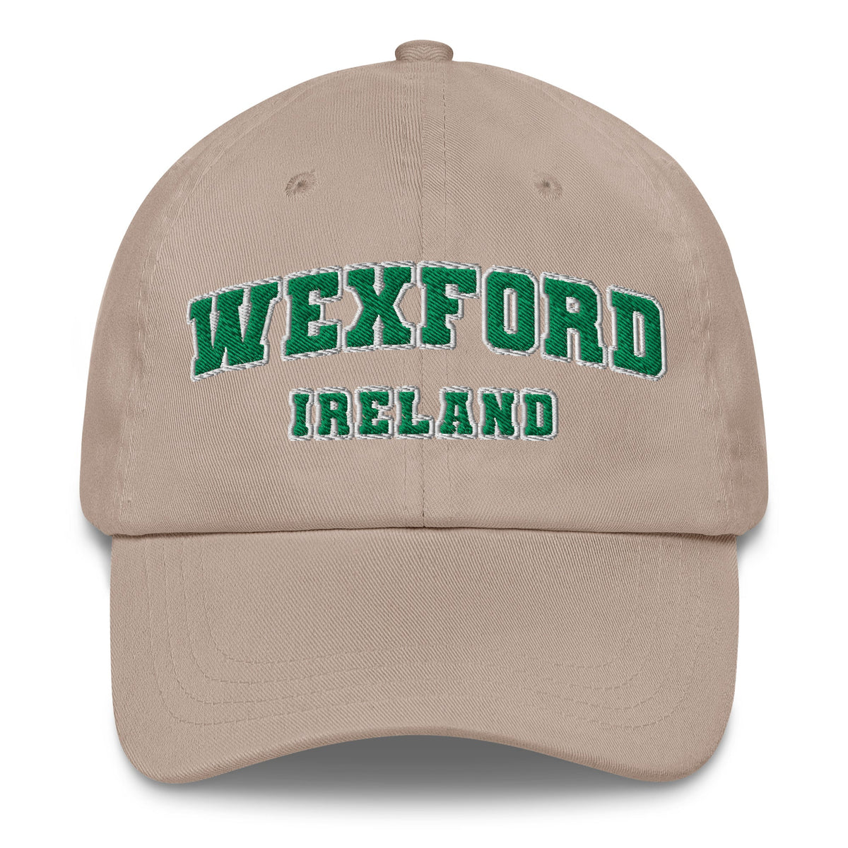 Wexford Irish Heritage Dad Hat in stone