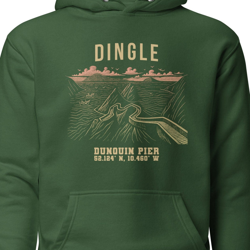Kerry Dingle Peninsula Hoodie – chest artwork detail