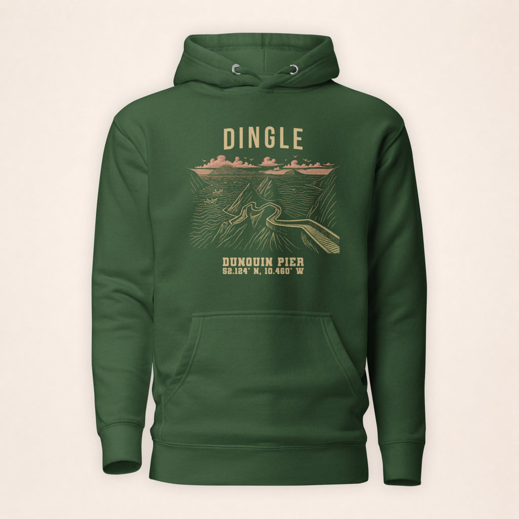 Kerry Dingle Peninsula Hoodie – forest green product cover